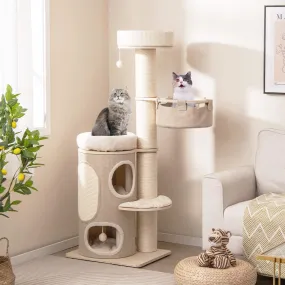 155CM Multi-level Cat Tree Tower Scratching Posts Condo House Bed Toys Furniture