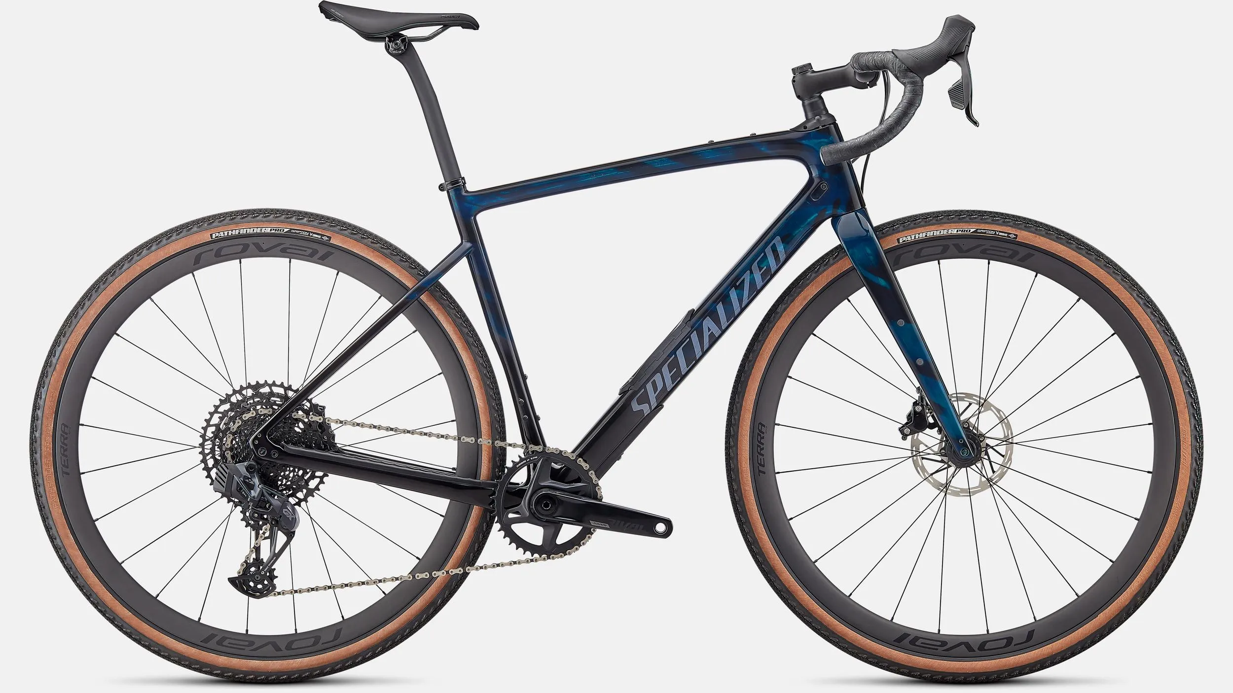 2022 Specialized Diverge Expert 700c Carbon Gravel Bike - 58cm, Gloss Teal Tint/Carbon/Limestone/Wild