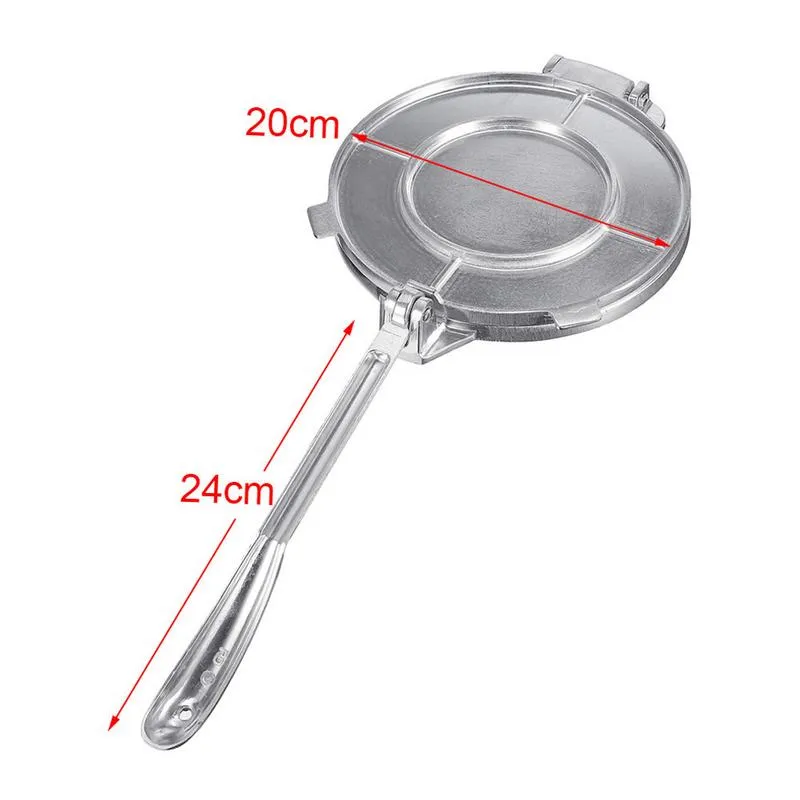 20cm Tortilla Maker Aluminium Dough Press Heavy Duty Restaurant Tool Home Pie Tool For Kitchen