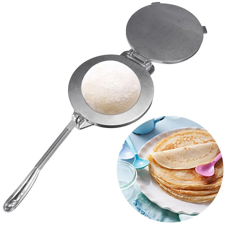 20cm Tortilla Maker Aluminium Dough Press Heavy Duty Restaurant Tool Home Pie Tool For Kitchen