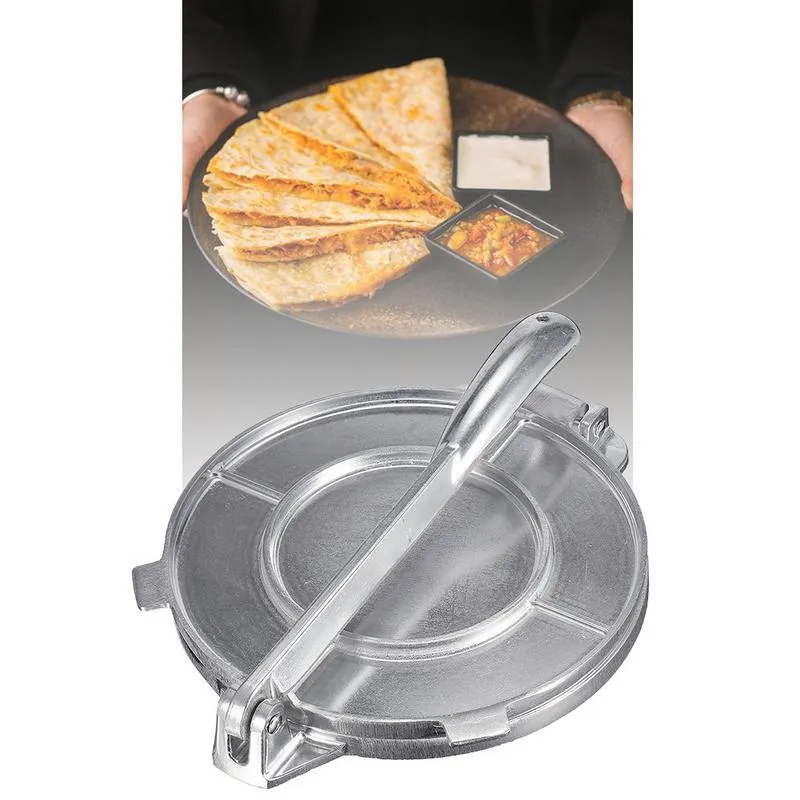 20cm Tortilla Maker Aluminium Dough Press Heavy Duty Restaurant Tool Home Pie Tool For Kitchen