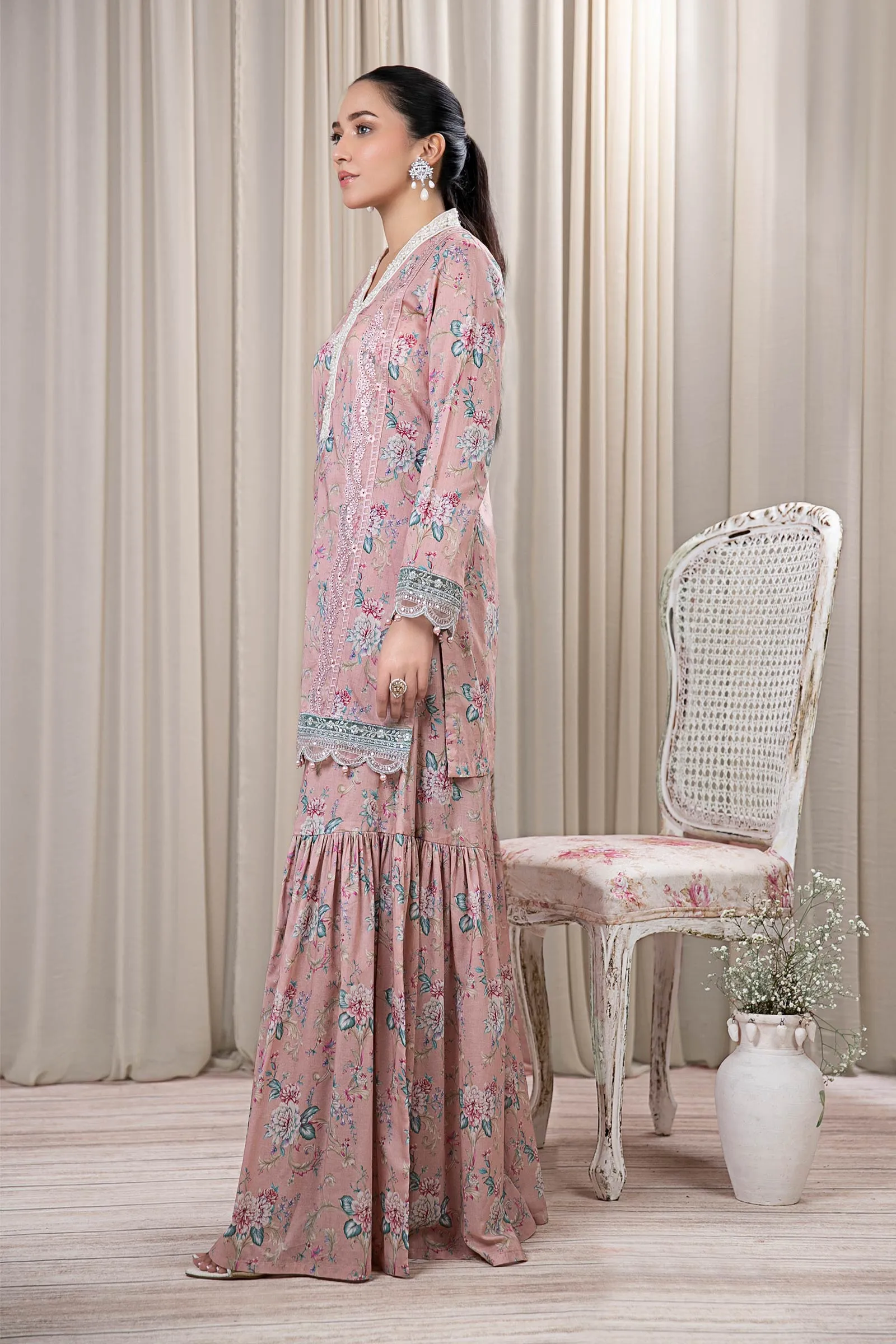 3 Piece Printed Lawn Suit | DW-EF24-101