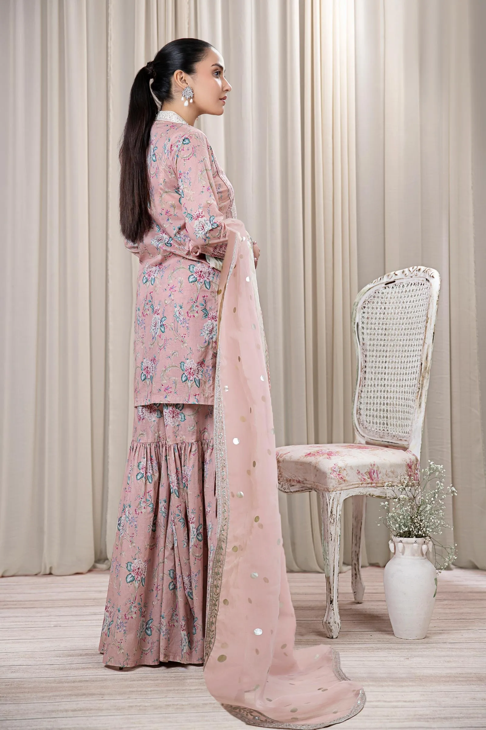 3 Piece Printed Lawn Suit | DW-EF24-101