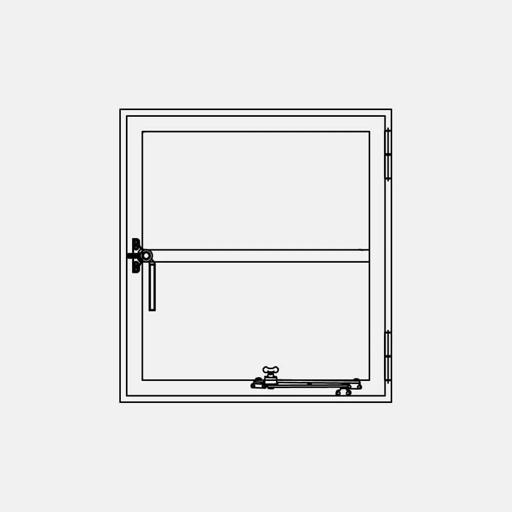 Air Window 0V 1H - Single Casement Square | Clearance