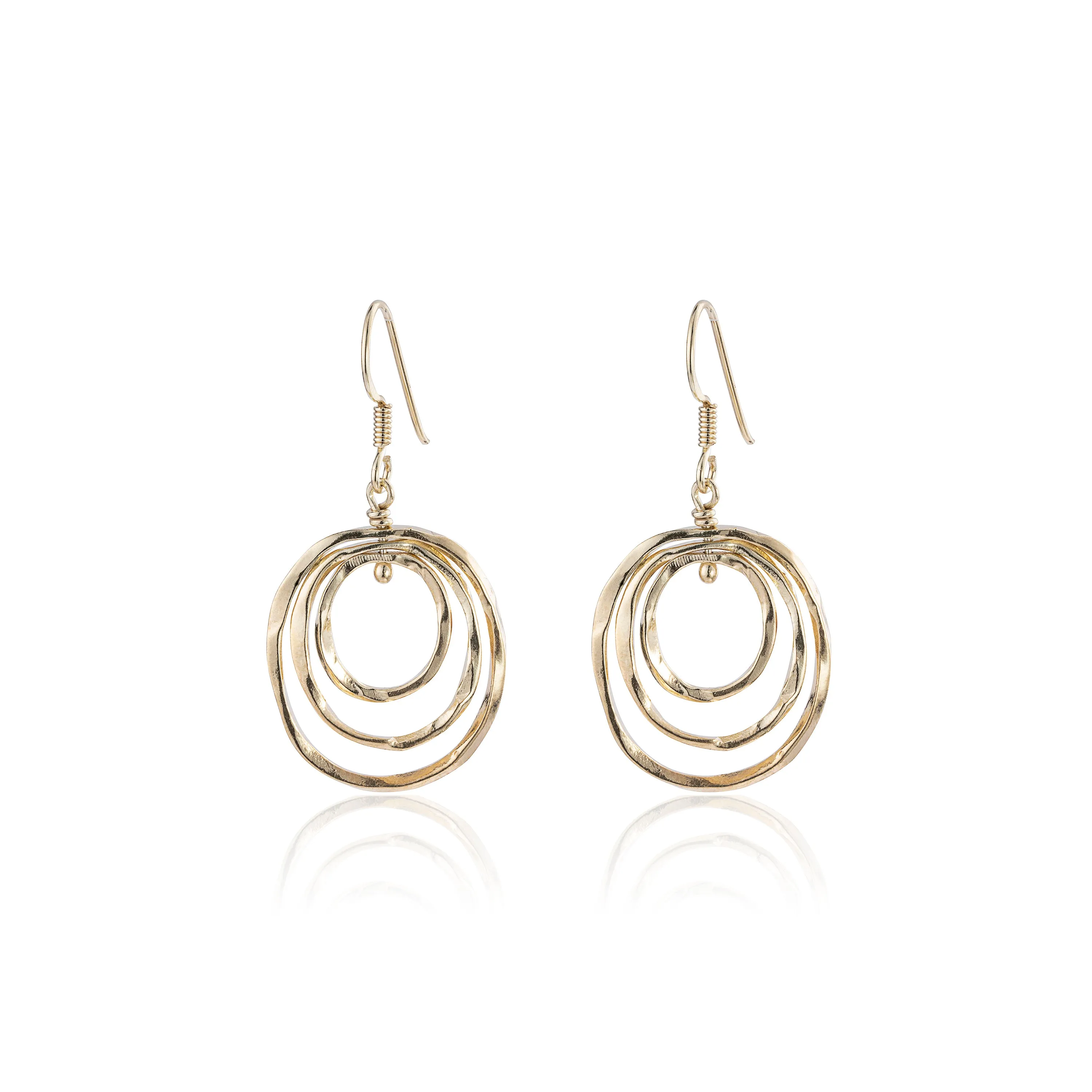 Amaya Earrings, Gold Vermeil