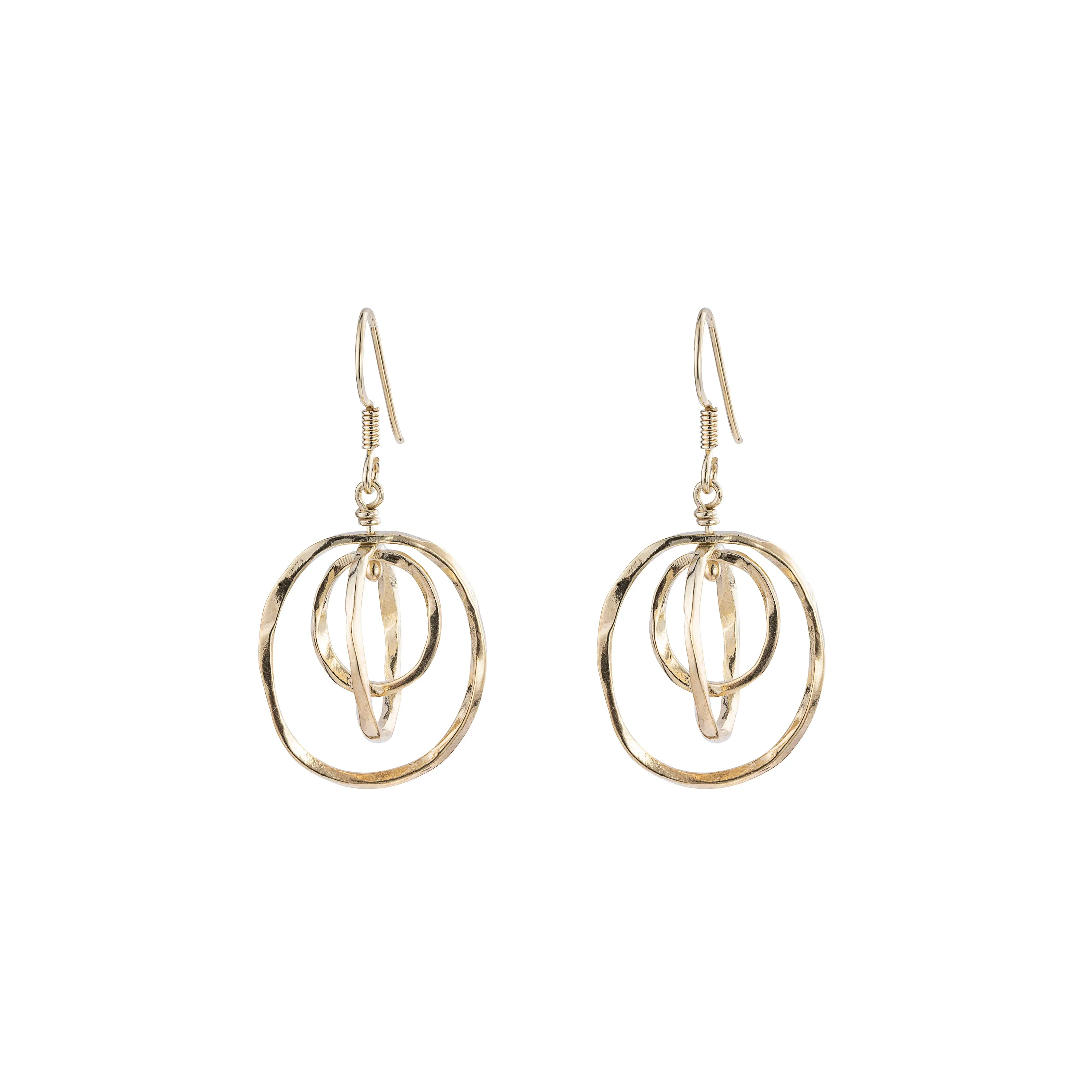 Amaya Earrings, Gold Vermeil