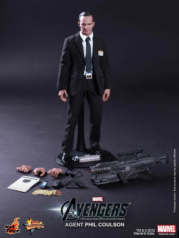 Avengers - Phil Coulson 1/6th Scale Limited Edition Collectible Figurine 12” Hot Toy MMS 189