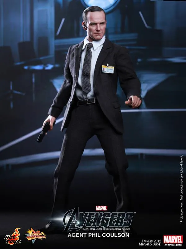 Avengers - Phil Coulson 1/6th Scale Limited Edition Collectible Figurine 12” Hot Toy MMS 189