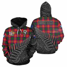 Belshes (Belsches) Crest Tartan Hoodie with New Zealand Silver Fern Half Style