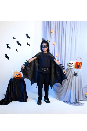 Black Halloween Batman Theme Play Set Of 4