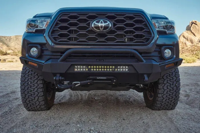 Body Armor 4x4 HiLine Series Front Bumper High Clearance Side Wings | 2016-2023 Toyota Tacoma (TC-19339W)