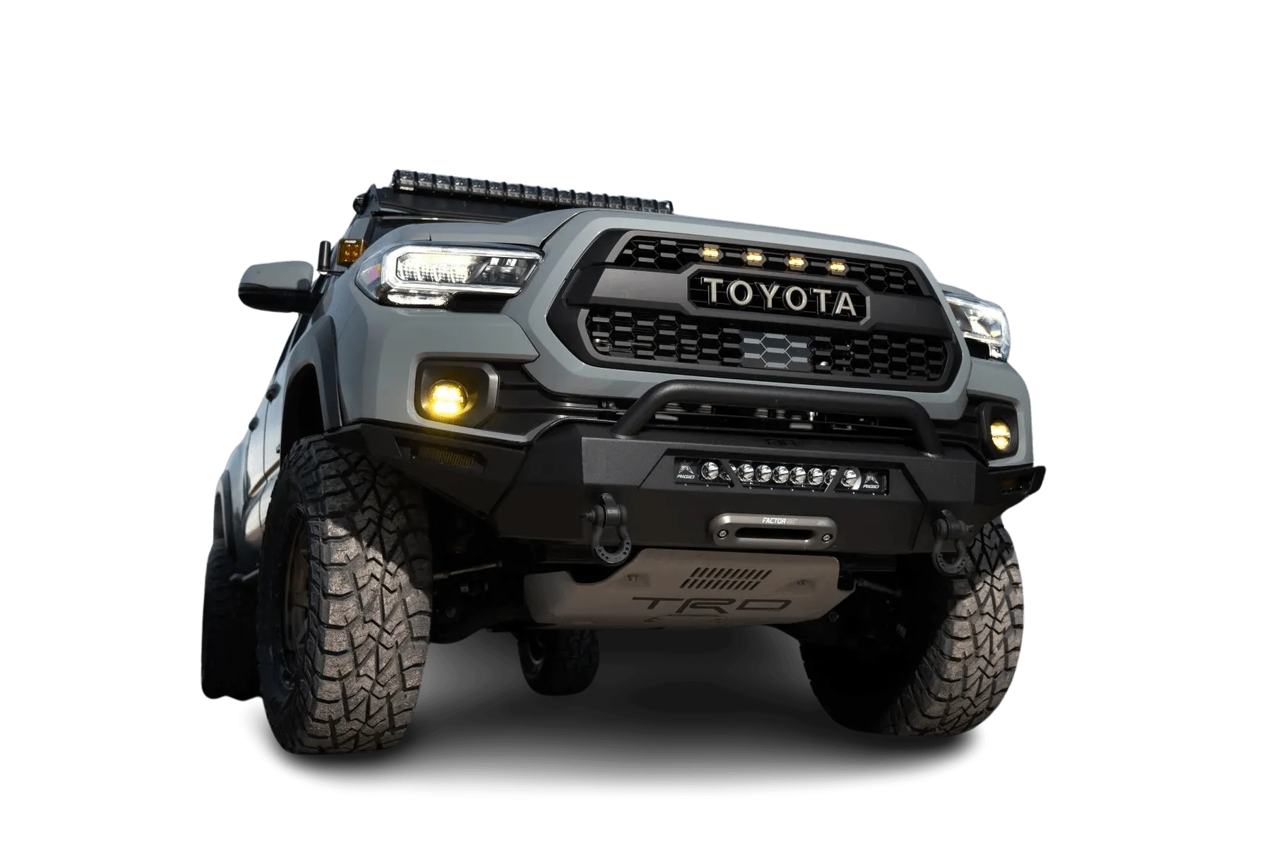 Body Armor 4x4 TC-19339 Hiline Front Winch Bumper for 2016-2023 Toyota Tacoma