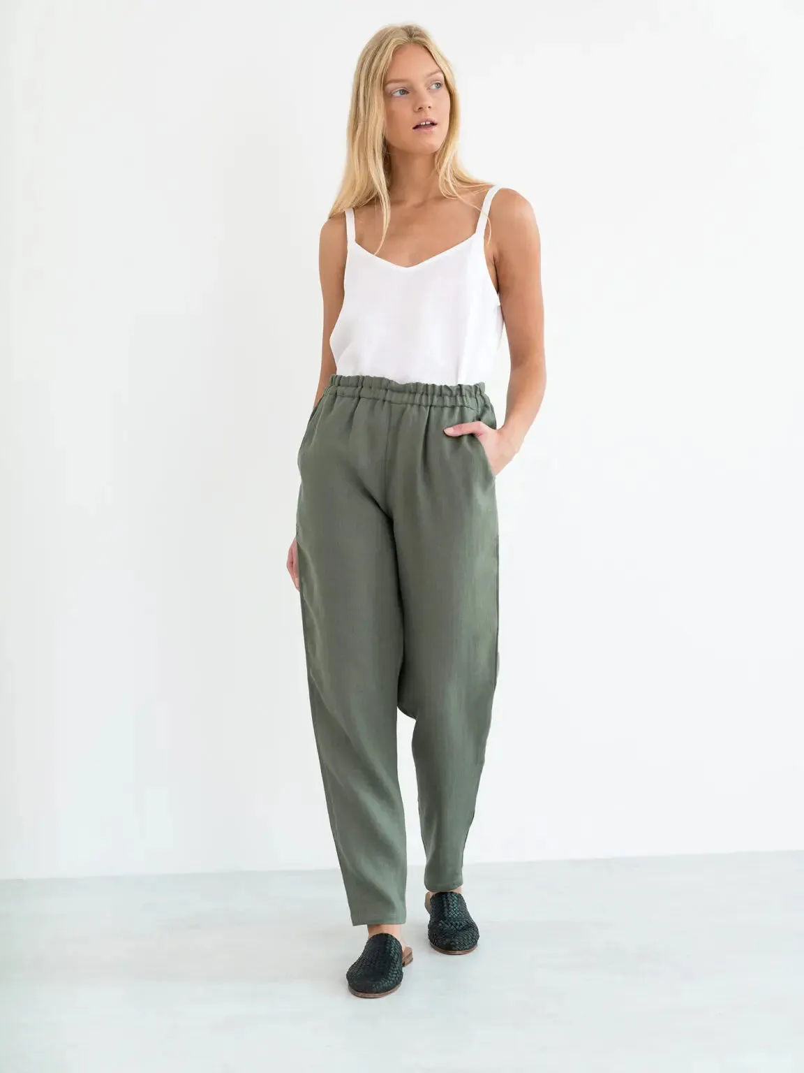 Brinley Linen Pants by Love And Confuse