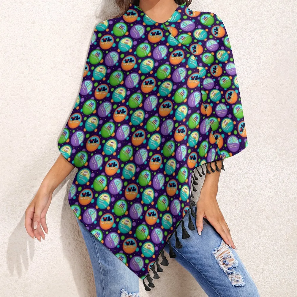 Button Collector Tassel Cape