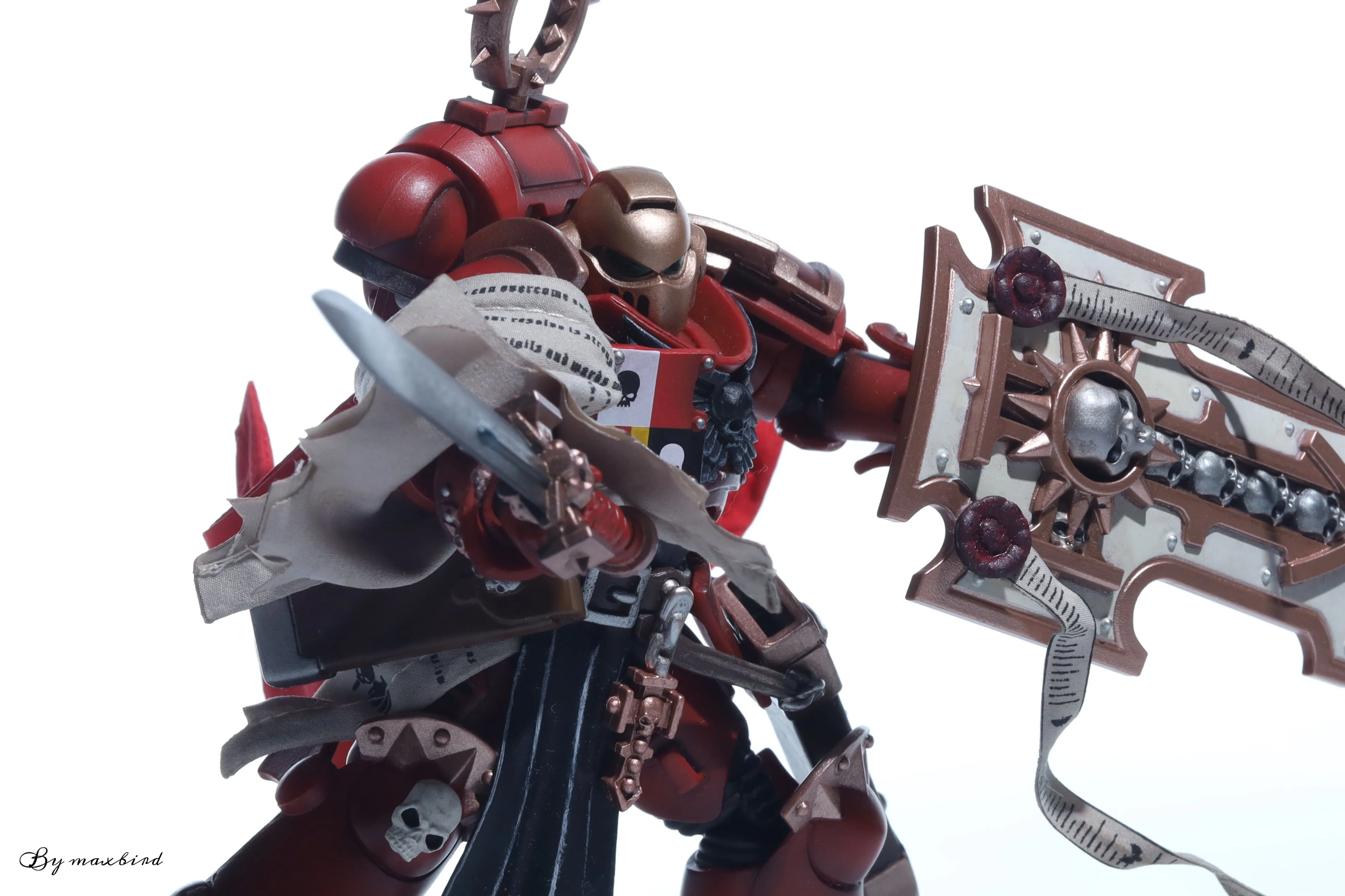 【BUY 1 GET 1】【IN STOCK】Custom cape set for Joytoy Warhammer 40000 Blood Angels Bladeguard