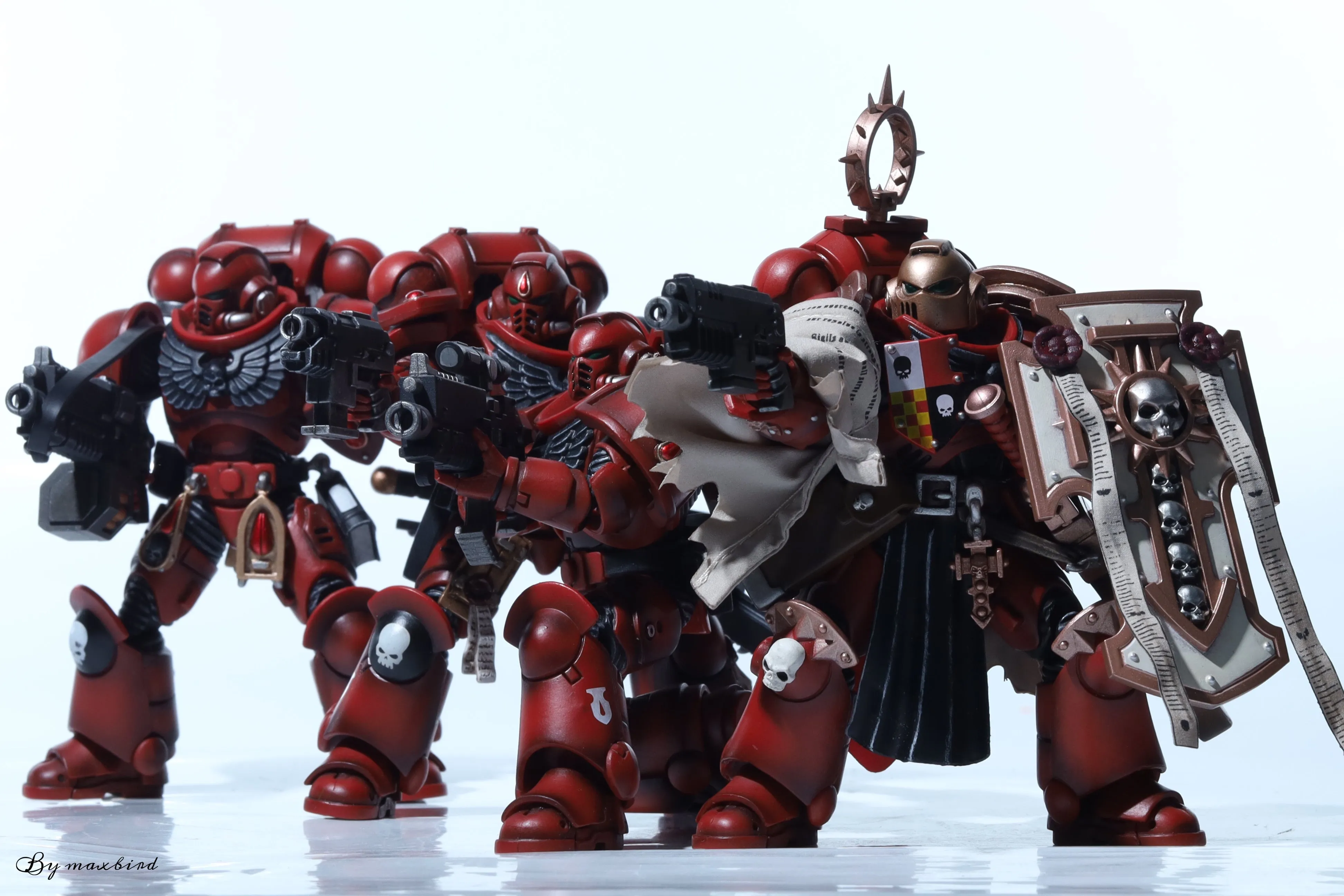 【BUY 1 GET 1】【IN STOCK】Custom cape set for Joytoy Warhammer 40000 Blood Angels Bladeguard