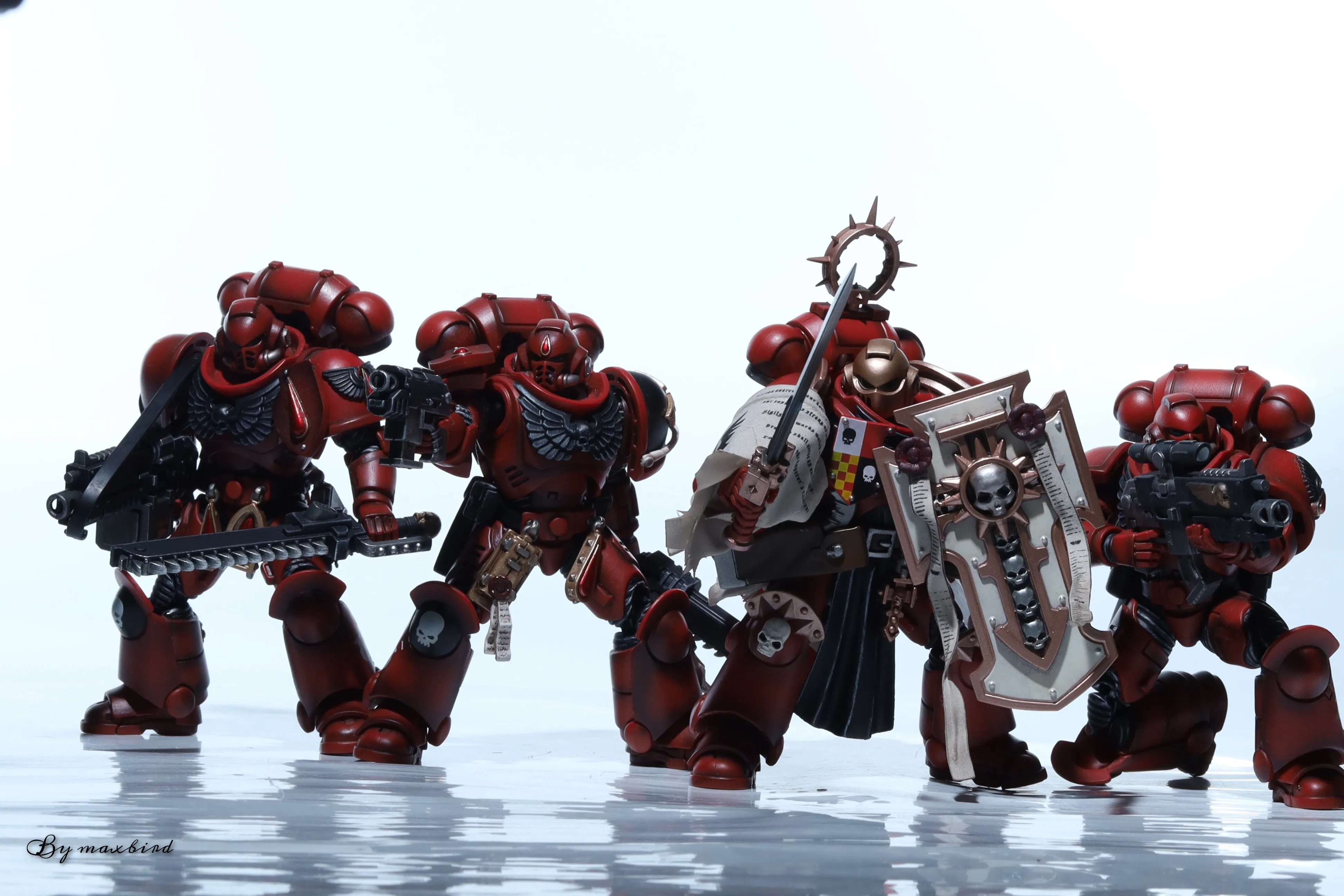 【BUY 1 GET 1】【IN STOCK】Custom cape set for Joytoy Warhammer 40000 Blood Angels Bladeguard