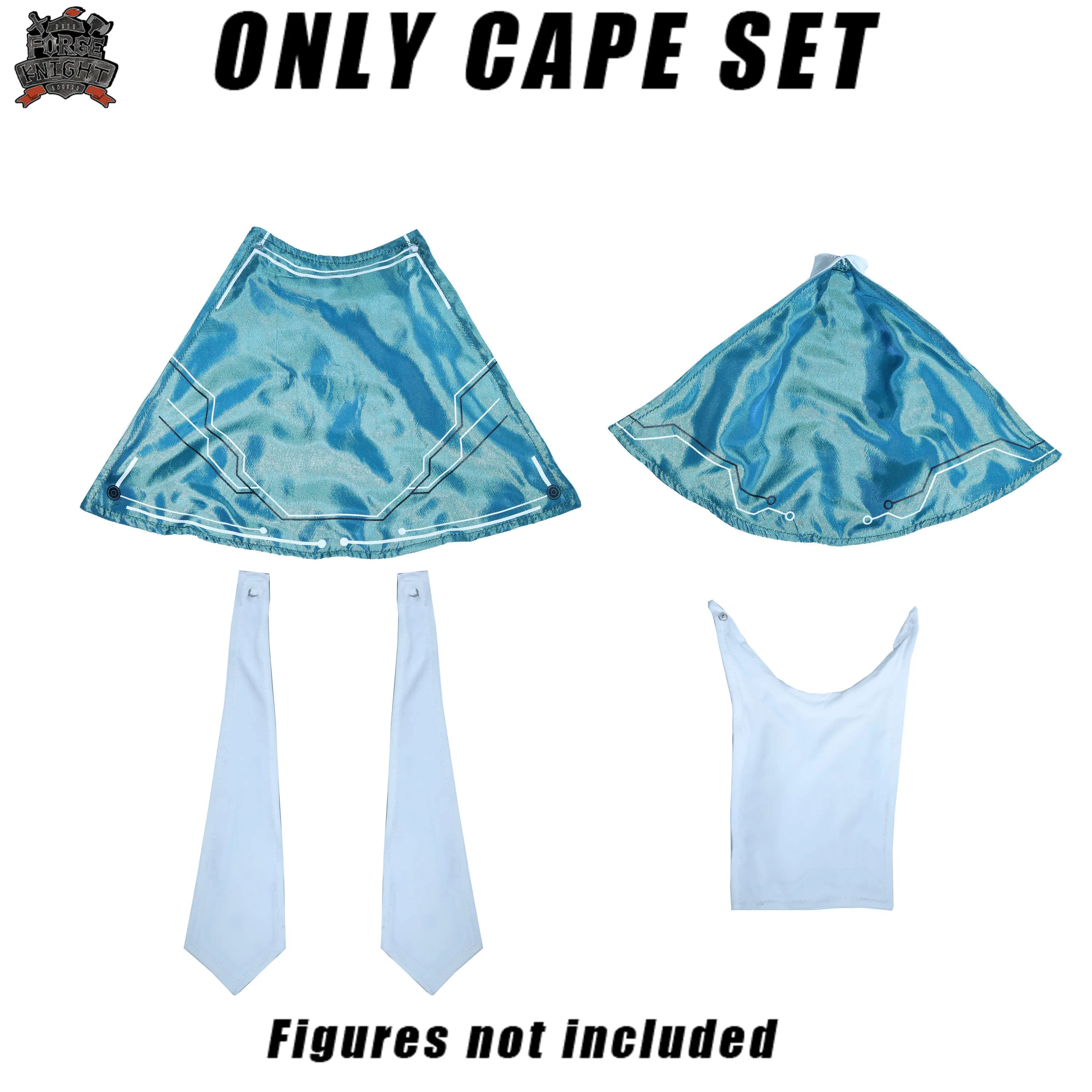 【BUY 1 GET 1】【READY FOR SHIP】 Custom cape set for Moshow progenitor effect "Lancelot of the lake"