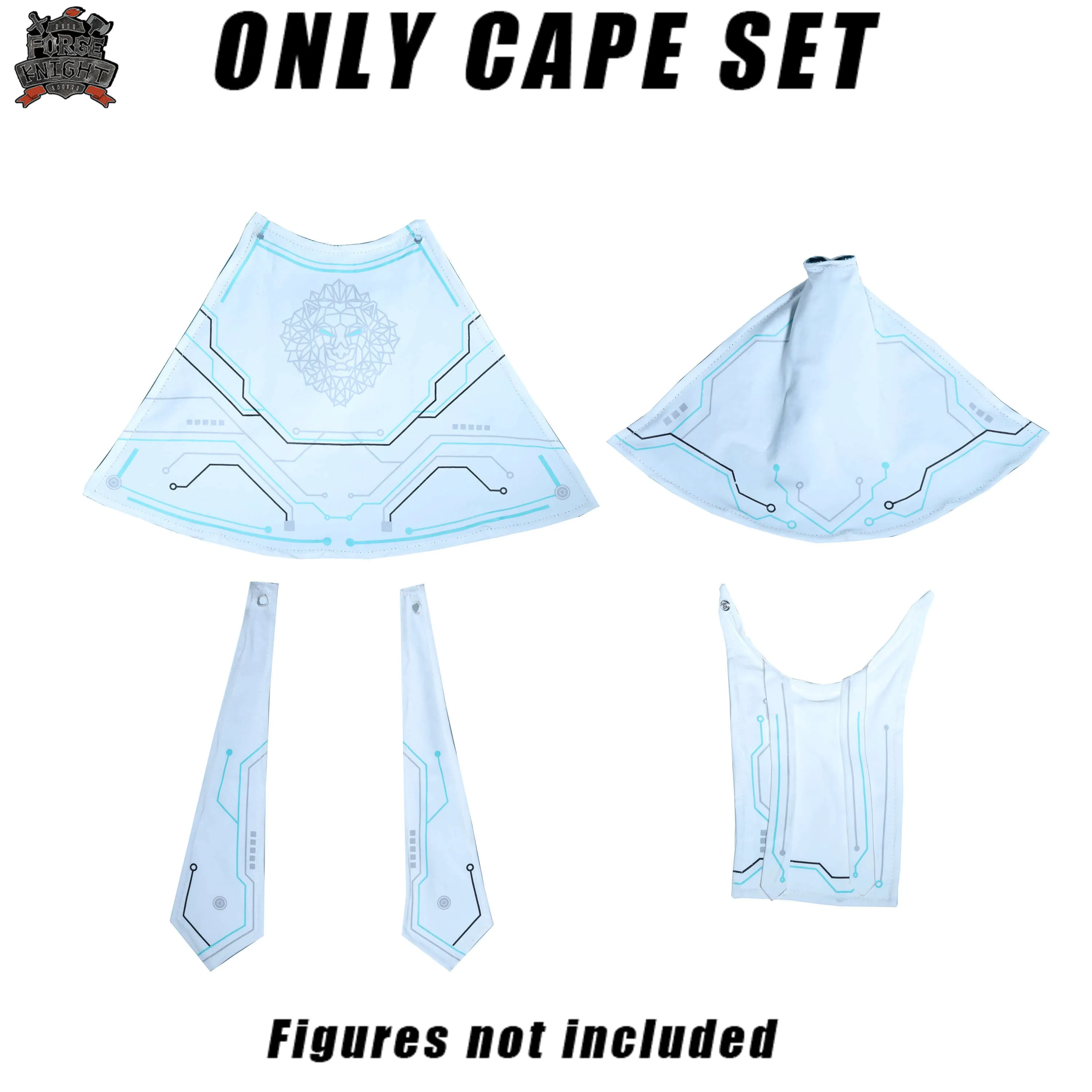 【BUY 1 GET 1】【READY FOR SHIP】 Custom cape set for Moshow progenitor effect "Lancelot of the lake"