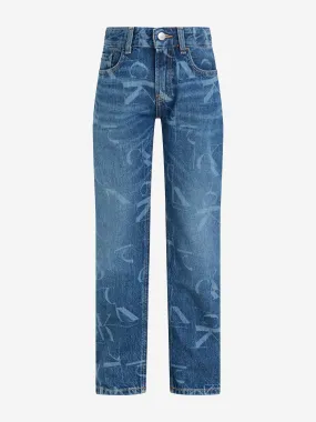 Calvin Klein Boys Regular Fit Jeans in Blue