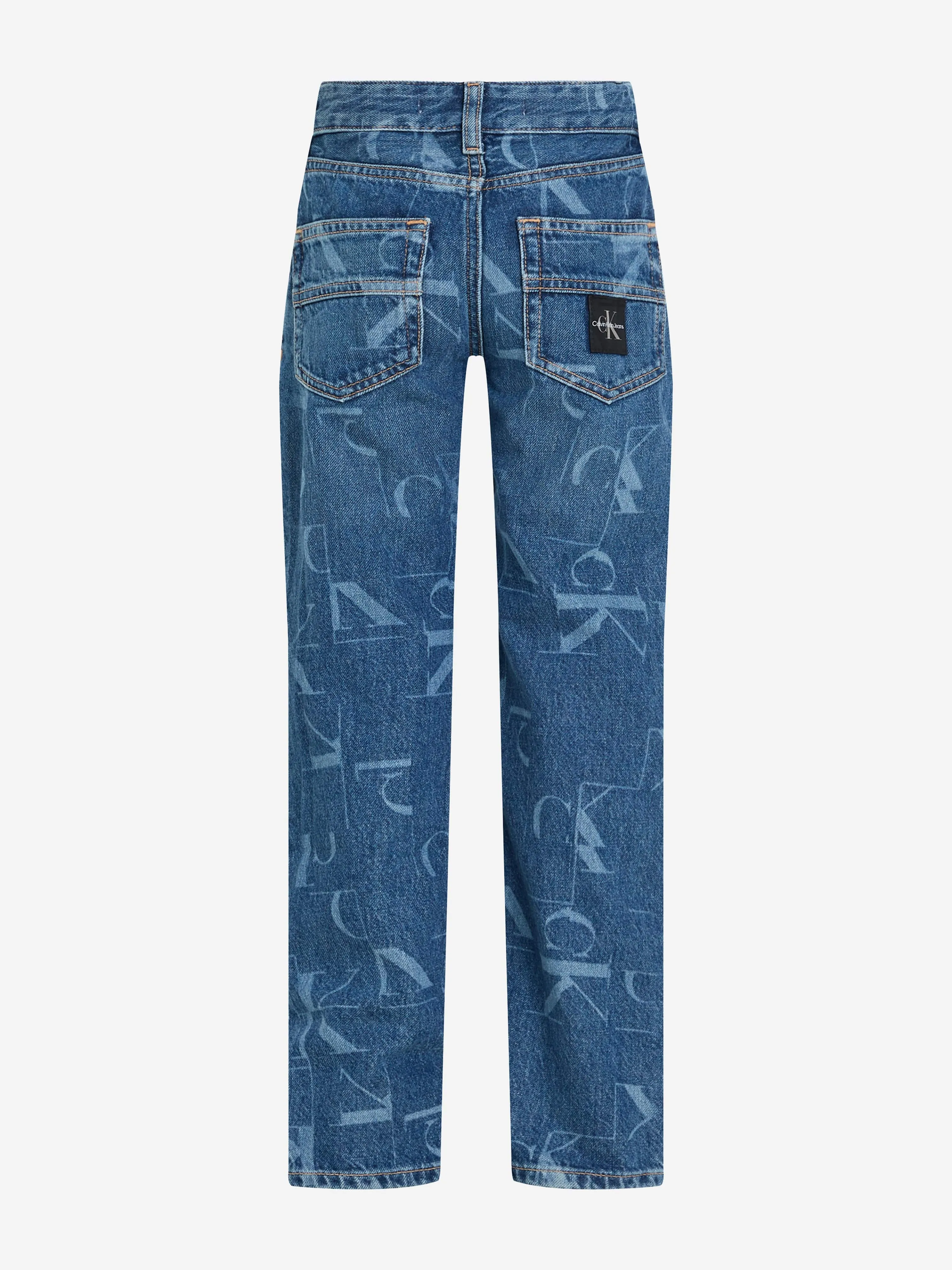 Calvin Klein Boys Regular Fit Jeans in Blue