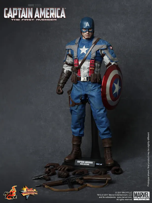 Captain America: The First Avenger - Captain America Limited Edition Collectible Figurine Hot Toy MMS 156