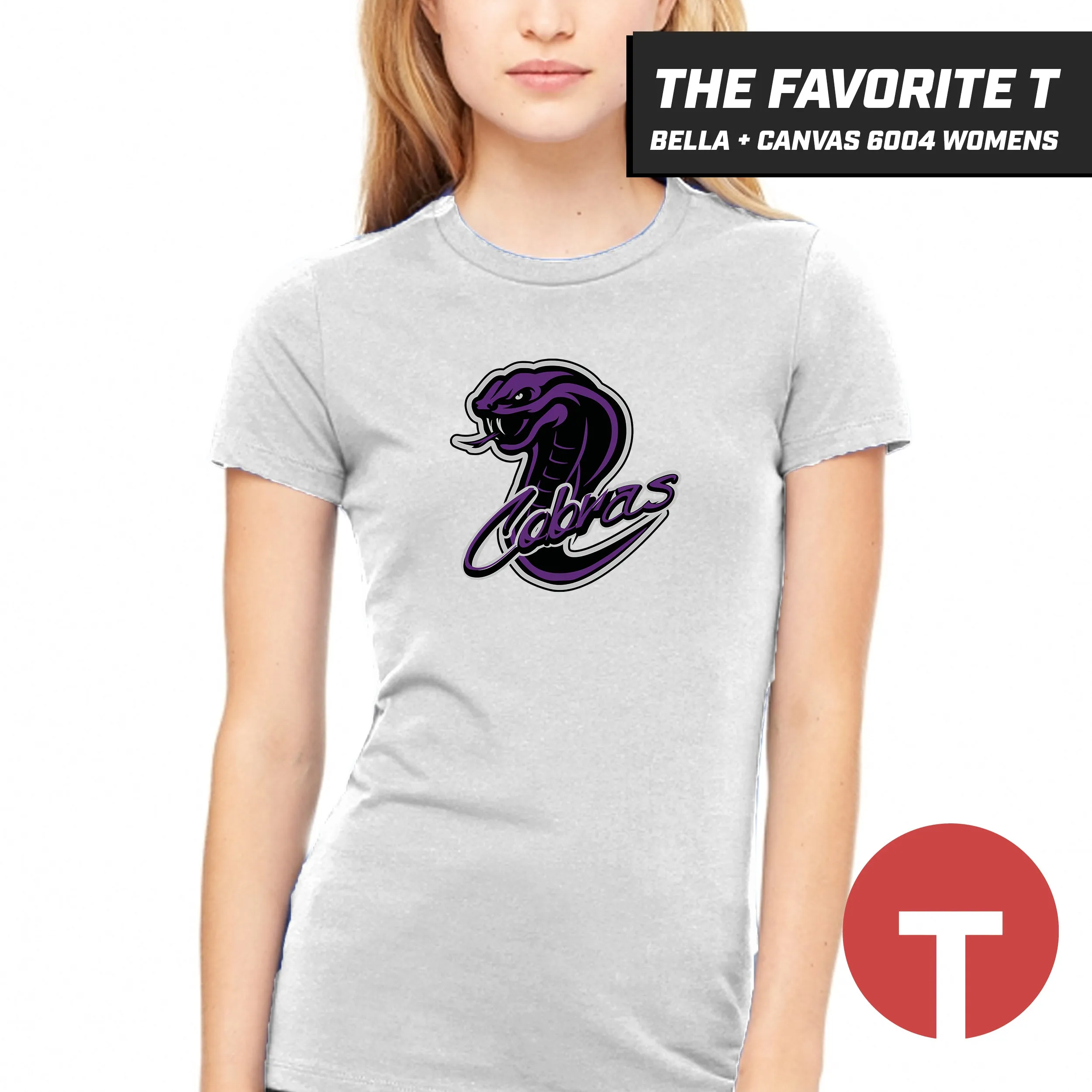 Cobras Softball - Bella Canvas 6004 Womens "Favorite T"