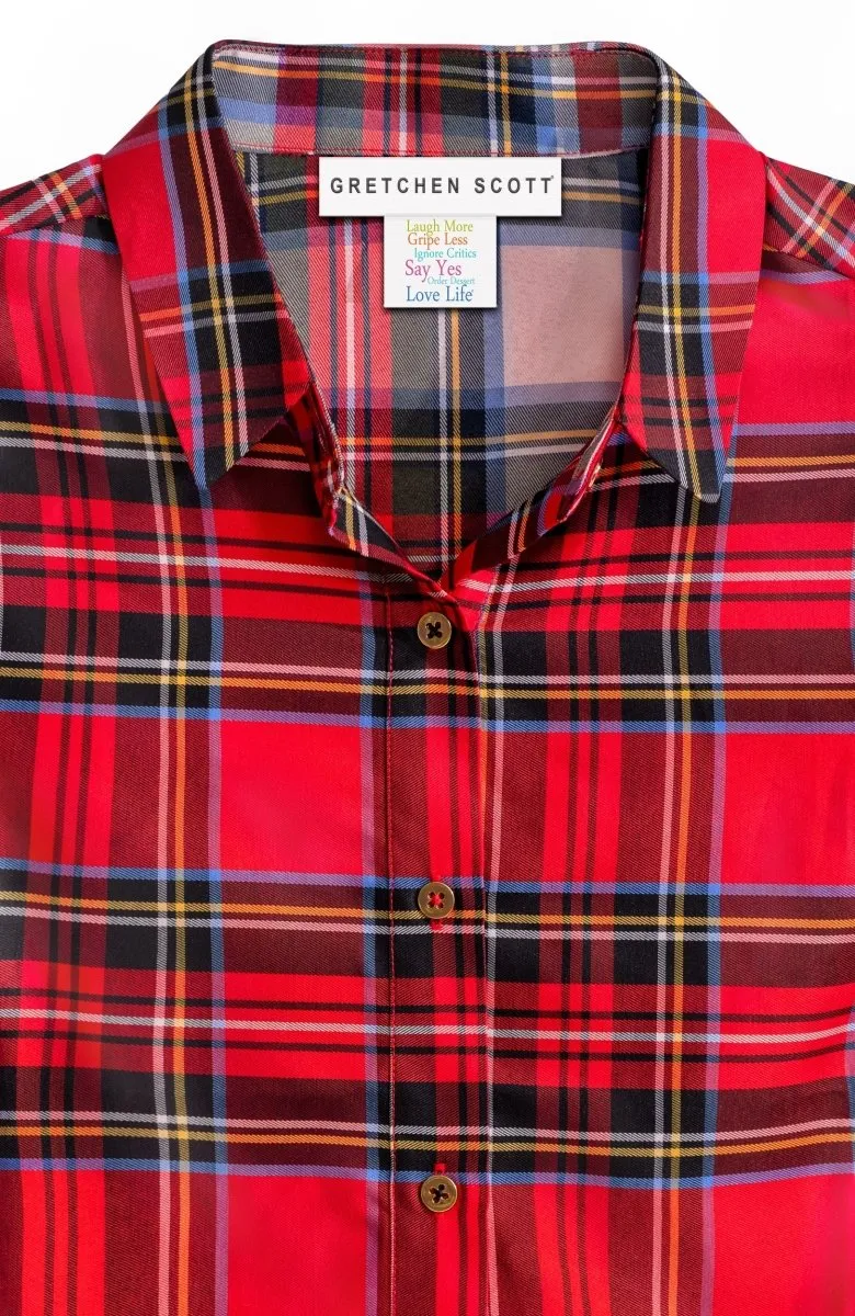 Comfy Cozy Shirt | Red Duke of York Plaid