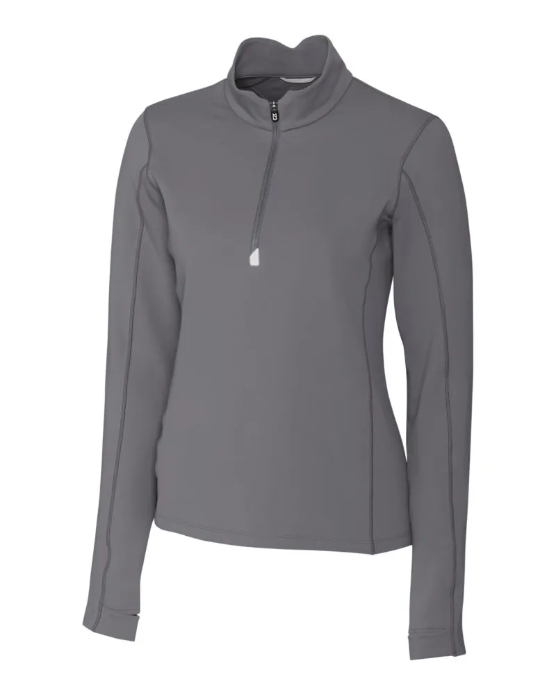 Cutter & Buck Traverse Stretch Quarter Zip Womens Pullover