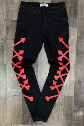 DNA Premium Wear- arrow  denim jeans (black)