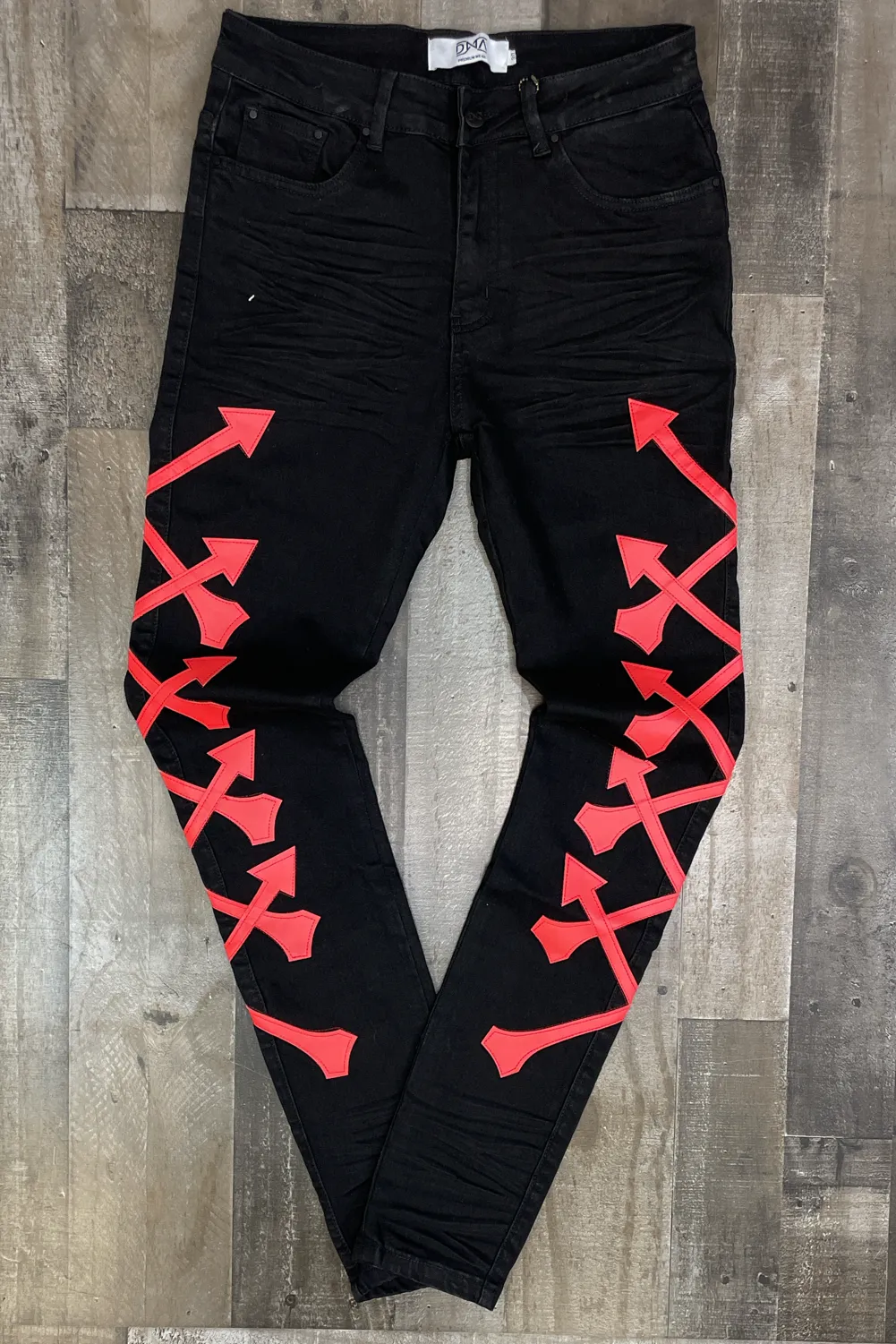 DNA Premium Wear- arrow  denim jeans (black)