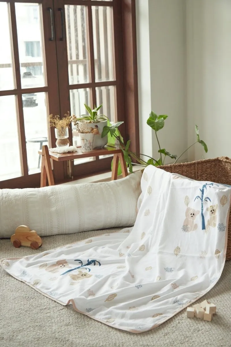 Dohar Blanket- K for Koala- Beige