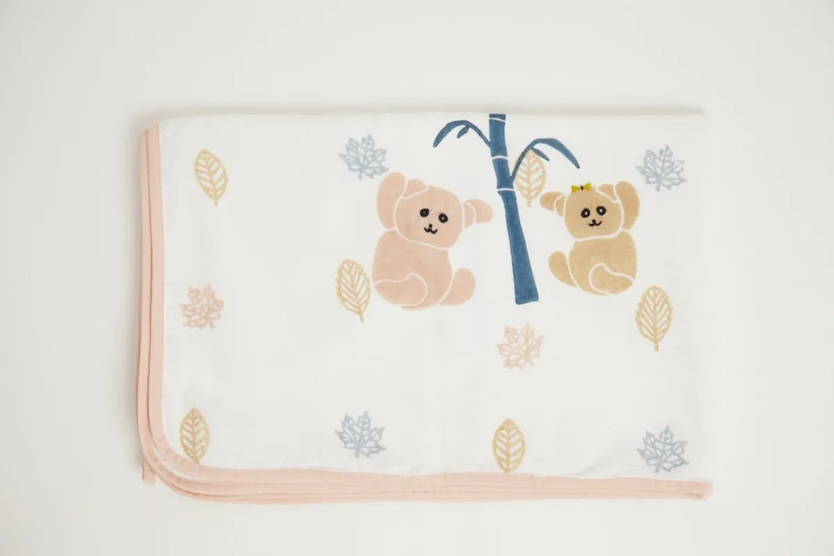 Dohar Blanket- K for Koala- Beige