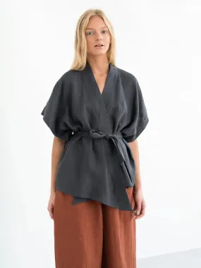 Eli kimono Linen Top by Love And Confuse