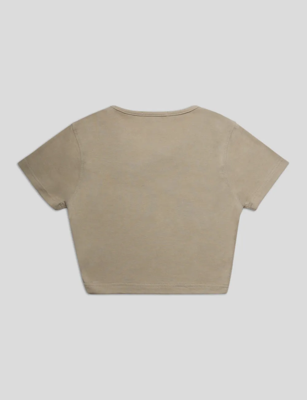 FITTED T-SHIRT STONE