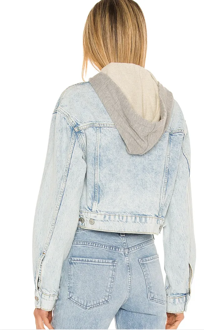 Free People Womens Brando Denim Jacket, Size Small