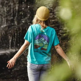 Friday Collective Recycled Cotton T-Shirt - Viridian Green