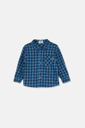 Gingham Baby Shirt