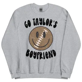 Go Taylor's Boyfriend Football Sweatshirt