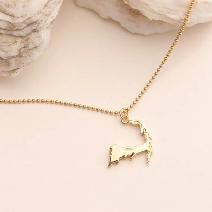 Gold Filled Cape Cod Charm Necklace