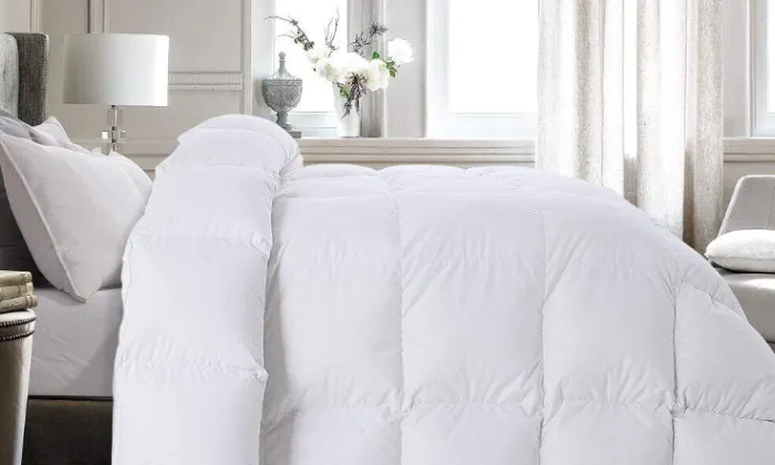 Grandeur Feather Down Comforter - Queen- Finery