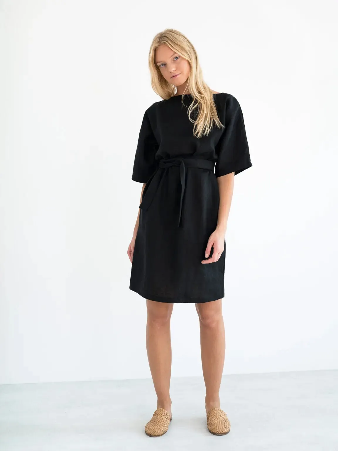 Isabel Linen Dress by Love And Confuse