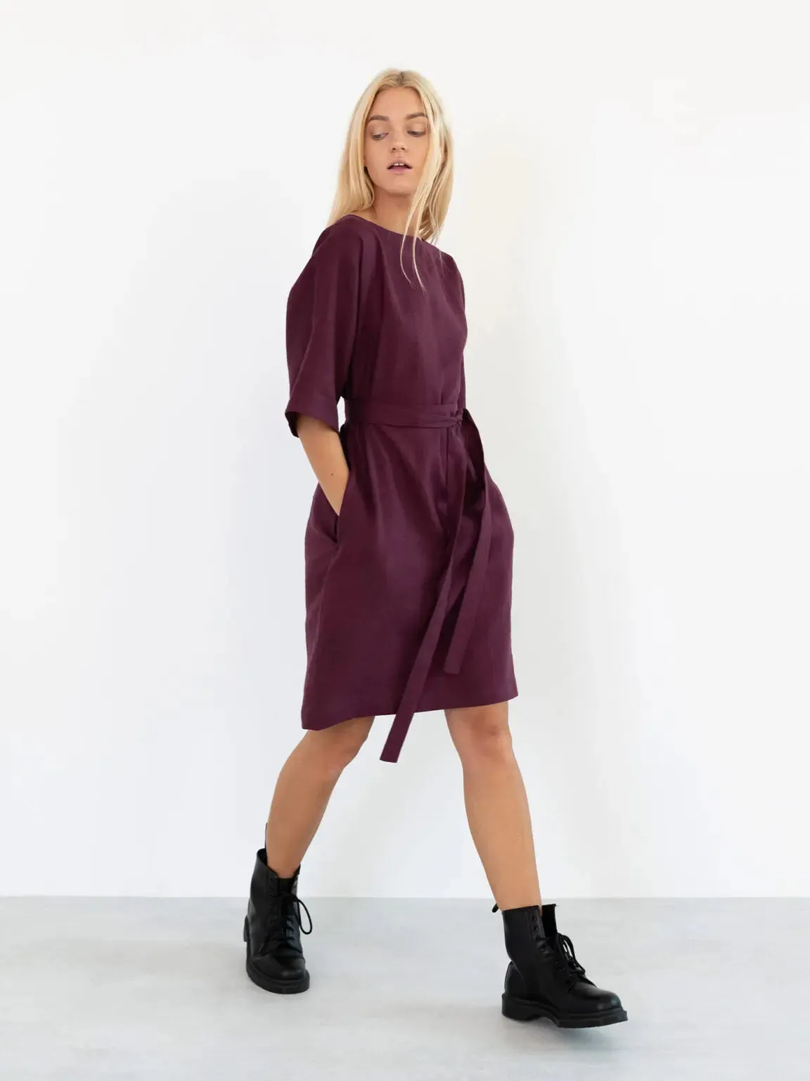 Isabel Linen Dress by Love And Confuse