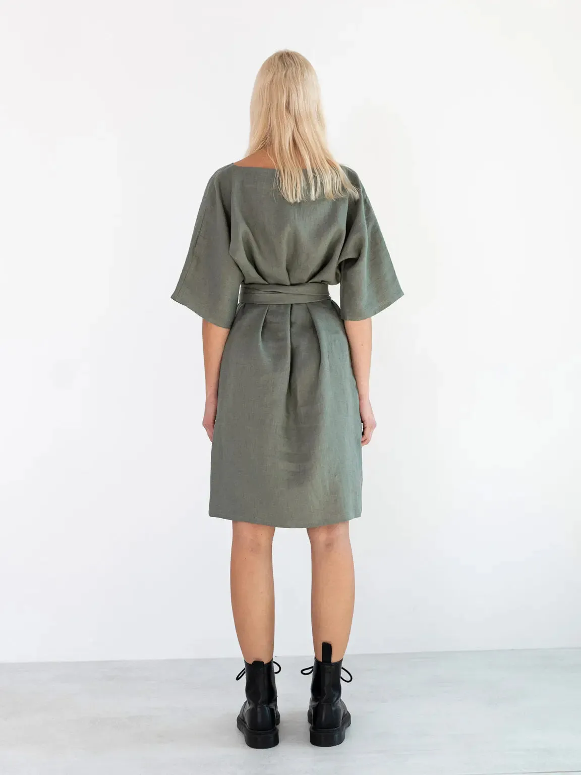 Isabel Linen Dress by Love And Confuse