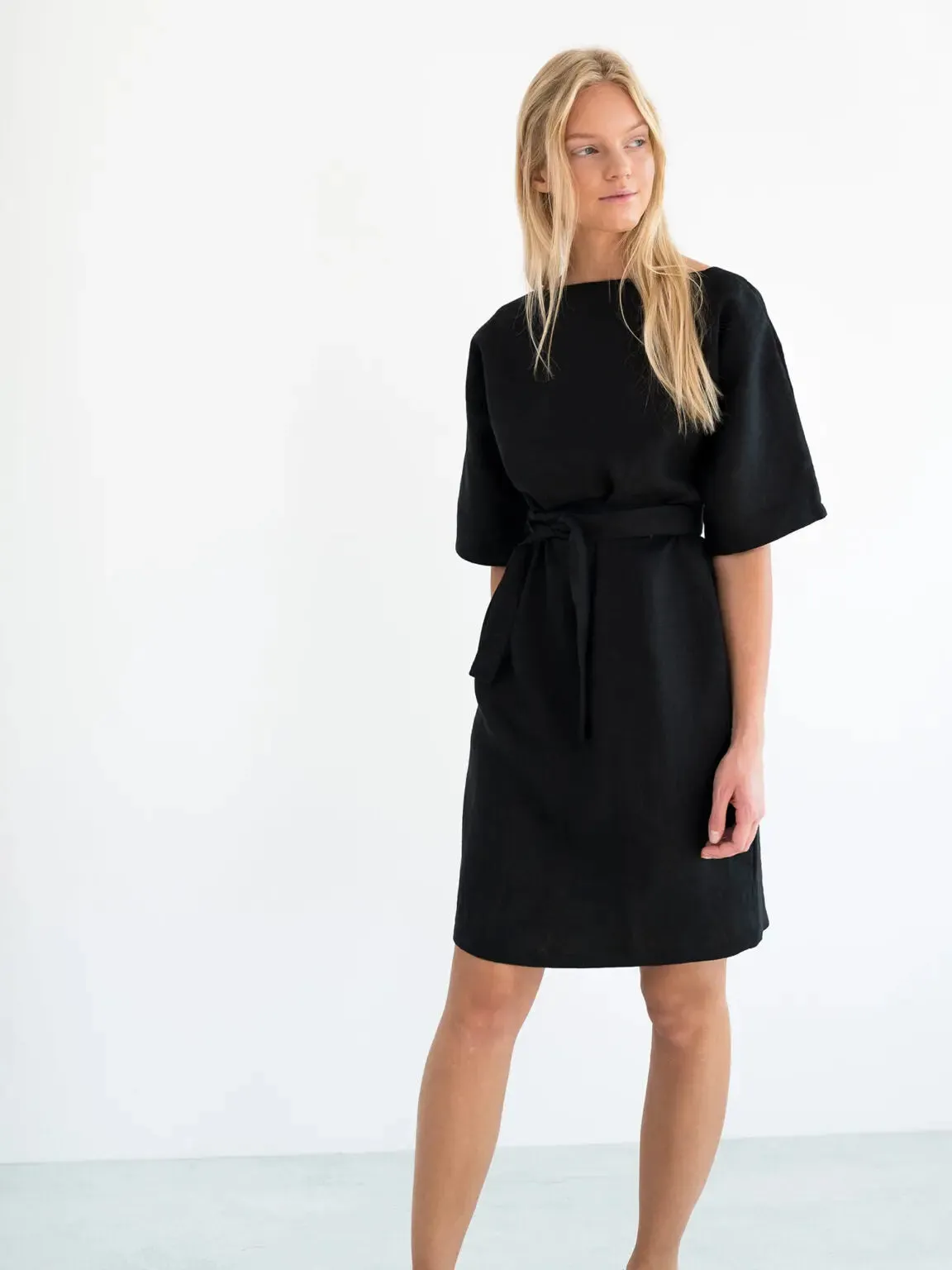 Isabel Linen Dress by Love And Confuse