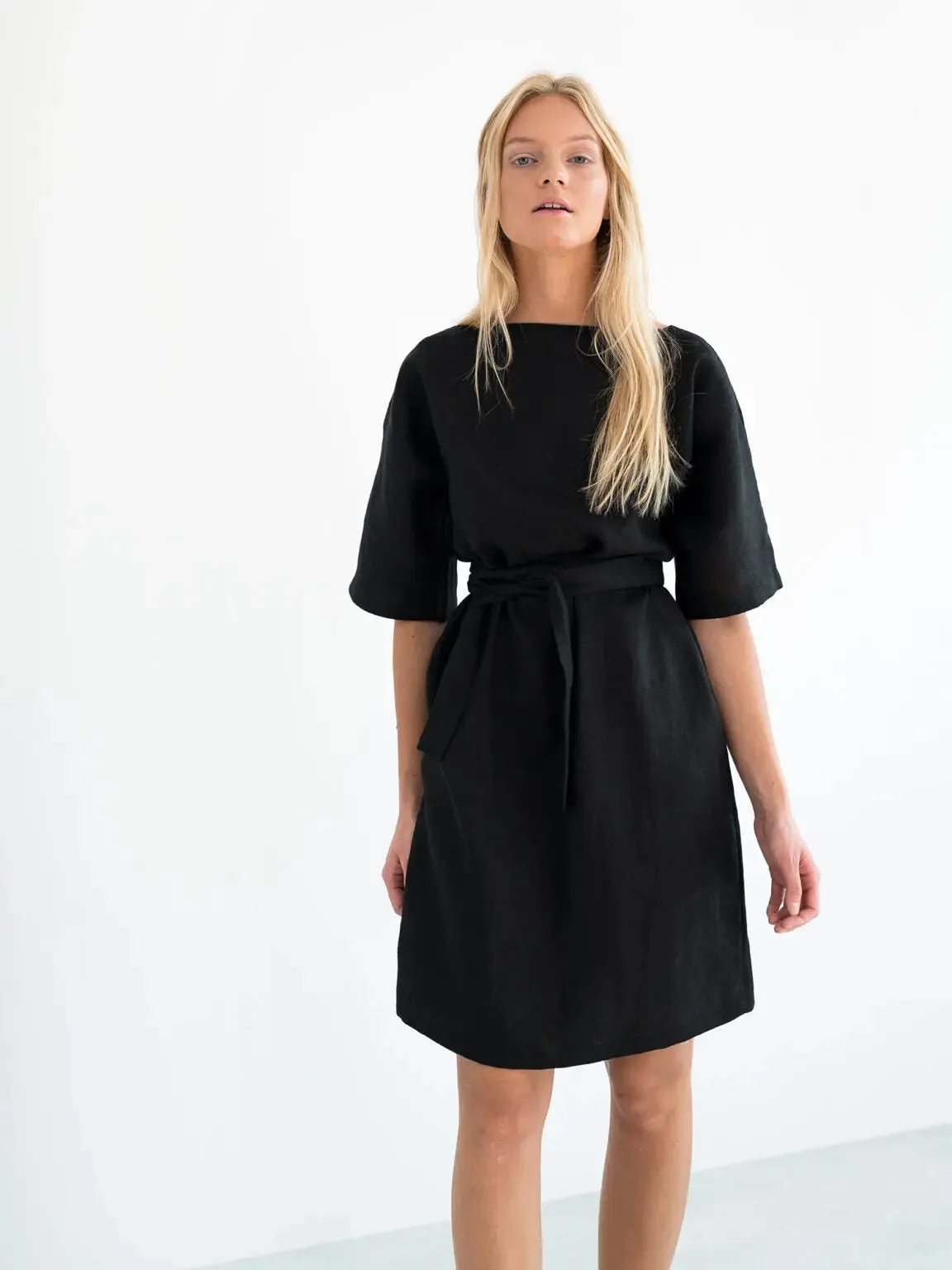 Isabel Linen Dress by Love And Confuse