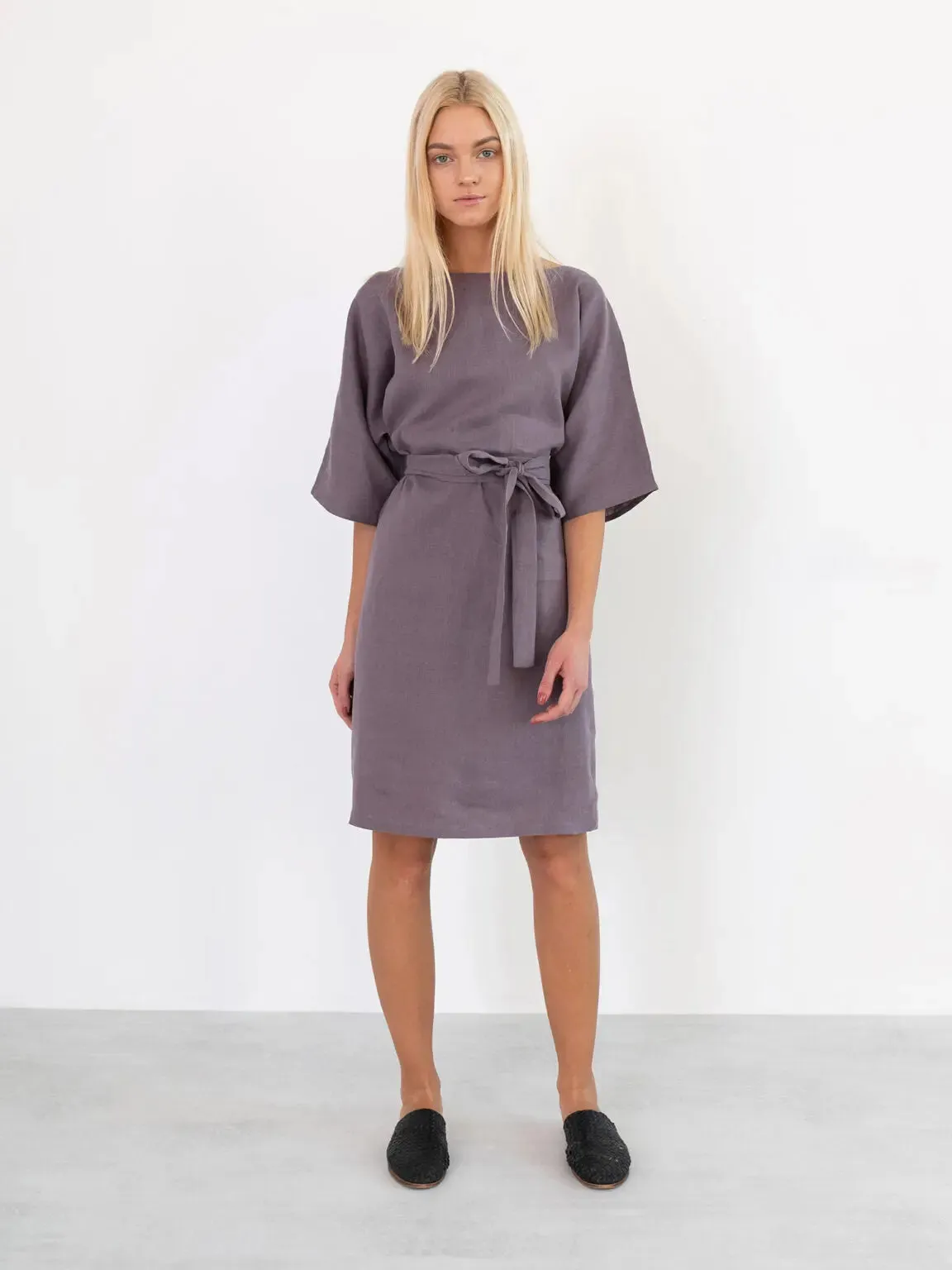 Isabel Linen Dress by Love And Confuse