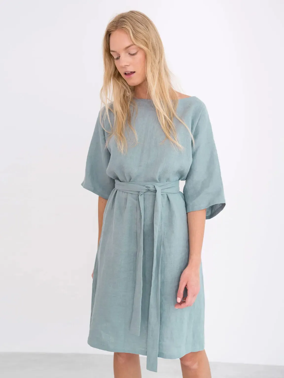 Isabel Linen Dress by Love And Confuse