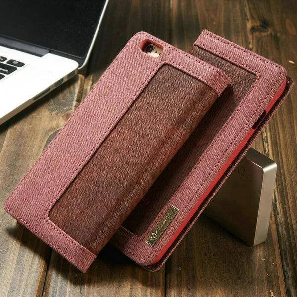 Jeans Leather Flip Wallet Iphone X Case