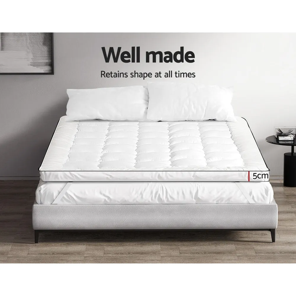 King Ultra Package | Henley LED Bed Black, 2 x LED Bedside Tables, Platinum Series Dual Euro Top Mattress, Pillowtop Mattress Topper & 4 x Pillows